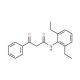 N-(2,6-diethylphenyl)-3-oxo-3-phenylpropanamide (CAS 40624-79-1) - chemical structure image