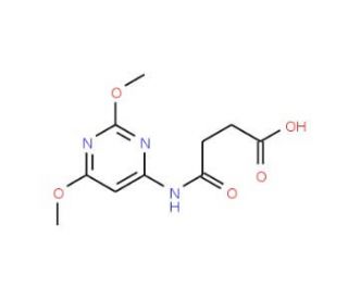 N-(2,6-Dimethoxypyrimidin-4-yl)succinamic acid - chemical structure image