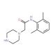 N-(2,6-Dimethylphenyl)-1-piperazineacetamide (CAS 5294-61-1) - chemical structure image