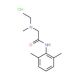 N-(2,6-Dimethylphenyl)-2-(ethylmethylamino)acetamide Hydrochloride (CAS 50295-20-0) - chemical structure image