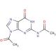 N 2,9-Diacetylguanine (CAS 3056-33-5) - chemical structure image