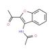 N-(2-acetyl-1-benzofuran-3-yl)acetamide - chemical structure image