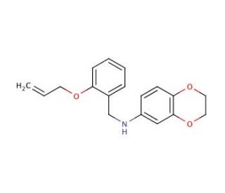 N-[2-(allyloxy)benzyl]-N-2,3-dihydro-1,4-benzodioxin-6-ylamine - chemical structure image