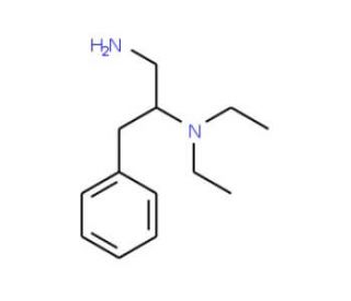 N-(2-amino-1-benzylethyl)-N,N-diethylamine - chemical structure image