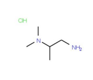 N-(2-amino-1-methylethyl)-N,N-dimethylamine hydrochloride - chemical structure image