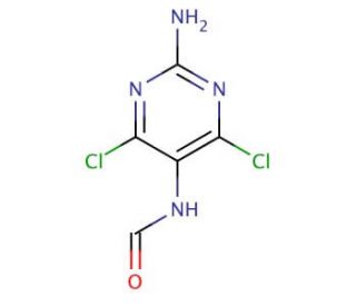 N-(2-Amino-4,6-dichloro-5-pyrimidinyl)formamide (CAS 171887-03-9) - chemical structure image