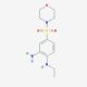 N-[2-amino-4-(morpholin-4-ylsulfonyl)phenyl]-N-ethylamine (CAS 727694-66-8) - chemical structure image
