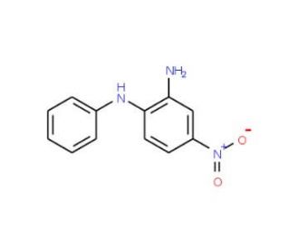 N-(2-amino-4-nitrophenyl)-N-phenylamine (CAS 55315-12-3) - chemical structure image