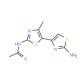 N-(2-Amino-4′-methyl-[4,5′]bithiazolyl-2′-yl)-acetamide - chemical structure image