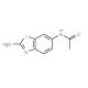 N-(2-Amino-benzothiazol-6-yl)-acetamide (CAS 22307-44-4) - chemical structure image