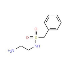 N-(2-aminoethyl)-1-phenylmethanesulfonamide (CAS 190257-50-2) - chemical structure image