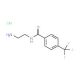 N-(2-aminoethyl)-4-(trifluoromethyl)benzamide hydrochloride (CAS 94319-93-4) - chemical structure image