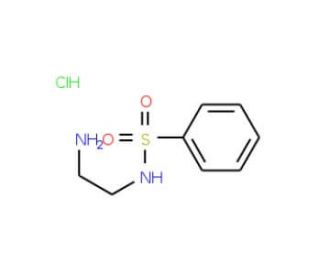 N-(2-aminoethyl)benzenesulfonamide hydrochloride - chemical structure image