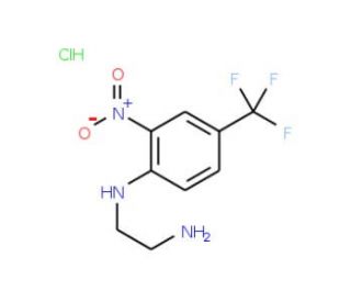 N-(2-aminoethyl)-N-[2-nitro-4-(trifluoromethyl)phenyl]amine hydrochloride - chemical structure image