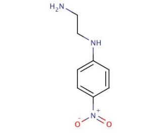 N-(2-aminoethyl)-N-(4-nitrophenyl)amine (CAS 6332-77-0) - chemical structure image