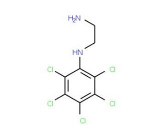 N-(2-Aminoethyl)-N-(pentachlorophenyl)amine - chemical structure image