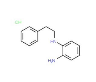 N-(2-aminophenyl)-N-(2-phenylethyl)amine hydrochloride (CAS 41625-94-9) - chemical structure image