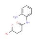 N-(2-Aminophenyl)succinamic acid (CAS 83549-10-4) - chemical structure image