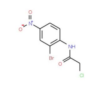 N-(2-Bromo-4-nitro-phenyl)-2-chloro-acetamide - chemical structure image