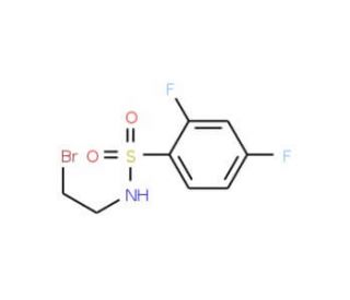 N-(2-Bromo-ethyl)-2,4-difluoro-benzenesulfonamide - chemical structure image