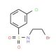 N-(2-Bromo-ethyl)-3-chloro-benzenesulfonamide - chemical structure image