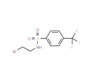 N-(2-Bromo-ethyl)-4-trifluoromethyl-benzenesulfonamide - chemical structure image