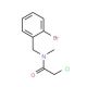 N-(2-bromobenzyl)-2-chloro-N-methylacetamide - chemical structure image