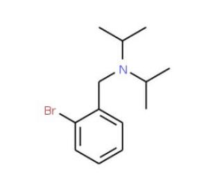 N-(2-Bromobenzyl)diisopropylamine (CAS 802306-26-9) - chemical structure image