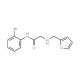 N-(2-bromophenyl)-2-[(furan-2-ylmethyl)amino]acetamide - chemical structure image