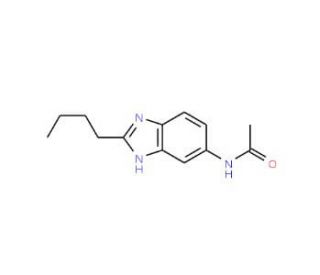 N-(2-butyl-1H-1,3-benzodiazol-5-yl)acetamide - chemical structure image