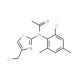 N-(2-chloro-4,6-dimethylphenyl)-N-[4-(chloromethyl)-1,3-thiazol-2-yl]acetamide - chemical structure image