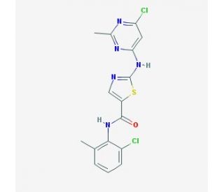 N-(2-Chloro-6-methylphenyl)-2-[(6-chloro-2-methyl-4-pyrimidinyl)amino]-5-thiazolecarboxamide (CAS 302964-08-5) - chemical str
