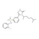 N-(2-Chloro-phenyl)-3-[4-(1,5-dimethyl-hexyl)-5-mercapto-4H-[1,2,4]triazol-3-yl]-benzenesulfonamide - chemical structure imag
