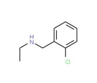 N-(2-chlorobenzyl)-N-ethylamine (CAS 62924-61-2) - chemical structure image