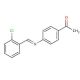 N-(2-Chlorobenzylidene)-4-acetylaniline (CAS 85111-80-4) - chemical structure image