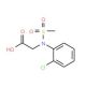 N-(2-Chlorophenyl)-N-(methylsulfonyl)glycine - chemical structure image