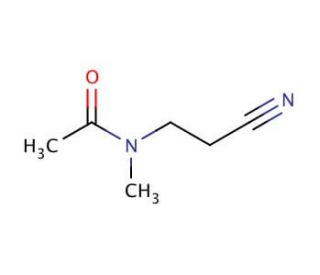 N-(2-Cyanoethyl)-N-methylacetamide - chemical structure image