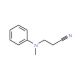 N-(2-Cyanoethyl)-N-methylaniline (CAS 94-34-8) - chemical structure image