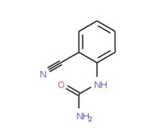 N-(2-cyanophenyl)urea (CAS 55441-25-3) - chemical structure image