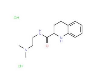 N-[2-(dimethylamino)ethyl]-1,2,3,4-tetrahydroquinoline-2-carboxamide dihydrochloride - chemical structure image