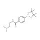 N-(2-Dimethylaminoethyl)-4-(4,4,5,5-tetramethyl-1,3,2-dioxaborolan-2-yl)benzamide (CAS 832114-11-1) - chemical structure imag