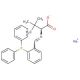 N-[[2-(Diphenylphosphino)phenyl]methylene]-3-methyl-L-valine sodium salt (CAS 1067225-04-0) - chemical structure image