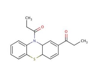 N,2-Dipropionyl Phenothiazine (CAS 887354-89-4) - chemical structure image