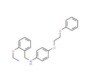 N-(2-Ethoxybenzyl)-4-(2-phenoxyethoxy)aniline - chemical structure image