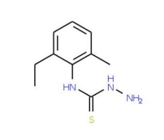N-(2-ethyl-6-methylphenyl)hydrazinecarbothioamide - chemical structure image