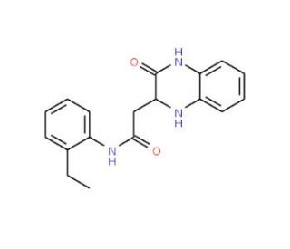 N-(2-Ethyl-phenyl)-2-(3-oxo-1,2,3,4-tetrahydro-quinoxalin-2-yl)-acetamide - chemical structure image
