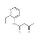 N-(2-ethylphenyl)-3-oxobutanamide - chemical structure image
