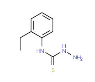 N-(2-ethylphenyl)hydrazinecarbothioamide (CAS 16667-04-2) - chemical structure image