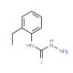 N-(2-ethylphenyl)hydrazinecarbothioamide (CAS 16667-04-2) - chemical structure image