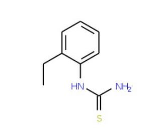 N-(2-ethylphenyl)thiourea (CAS 22265-77-6) - chemical structure image